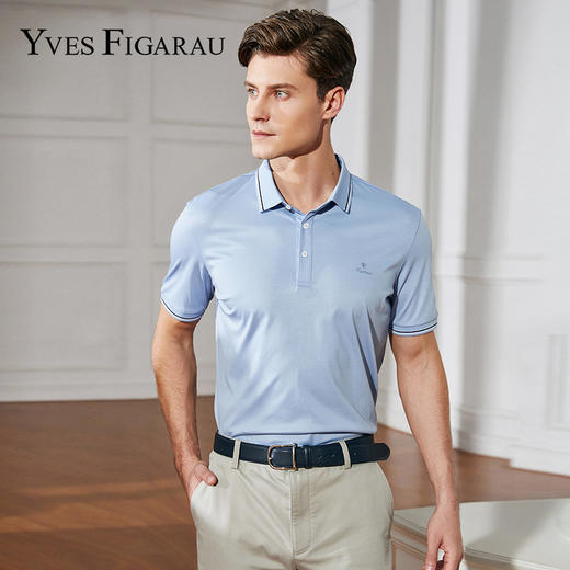 YvesFigarau伊夫·费嘉罗休闲短袖T恤930807 商品图0