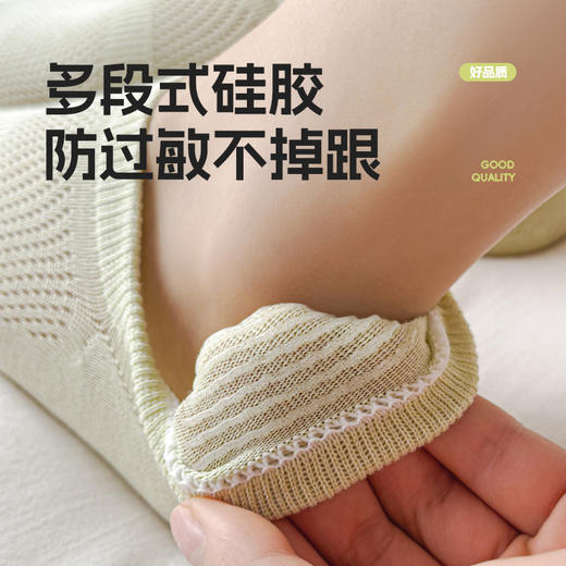 【10双装！】夏季网眼袜纯棉短袜男女款 防臭透气 抗jun船袜 春夏全棉浅口网眼袜子 商品图2