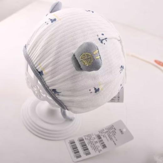 棉果果夏季新品男童满月白天柔软棉帽可爱童帽M214400422397 商品图2