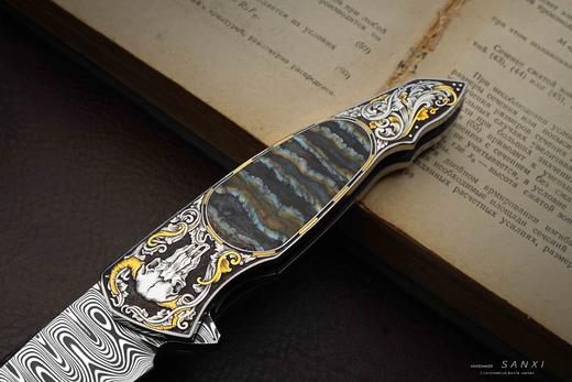 三希堂 现代刀系列 雪域牛头  未开刃 商品图4