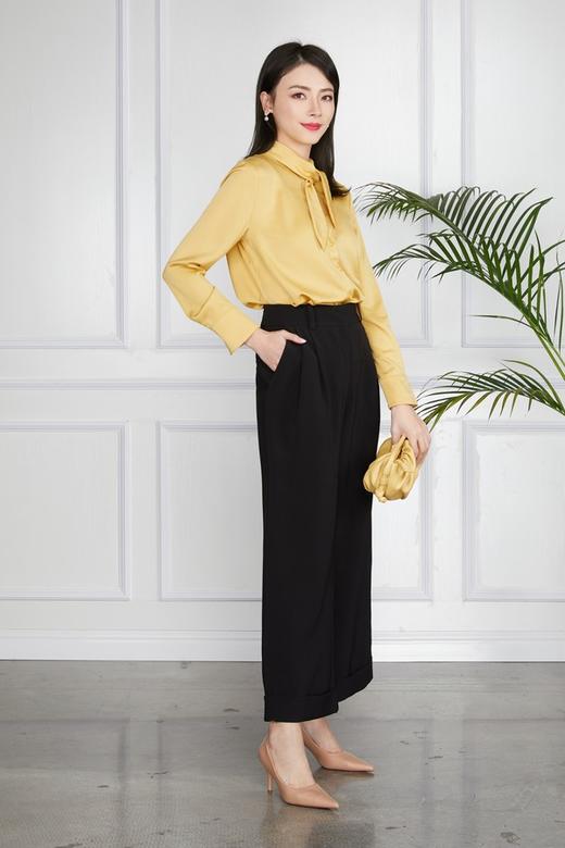 LNNNS 简约直身黑色长裤 11325 商品图1