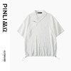 PINLI品立2024夏季新款纯色斜门襟短袖POLO衫潮牌休闲宽松男士T恤B242112080 商品缩略图6
