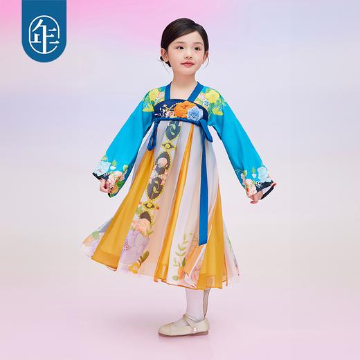 【花光柳影】年衣女童汉服裙春季新款女孩新中式连衣裙改良襦裙G 商品图0
