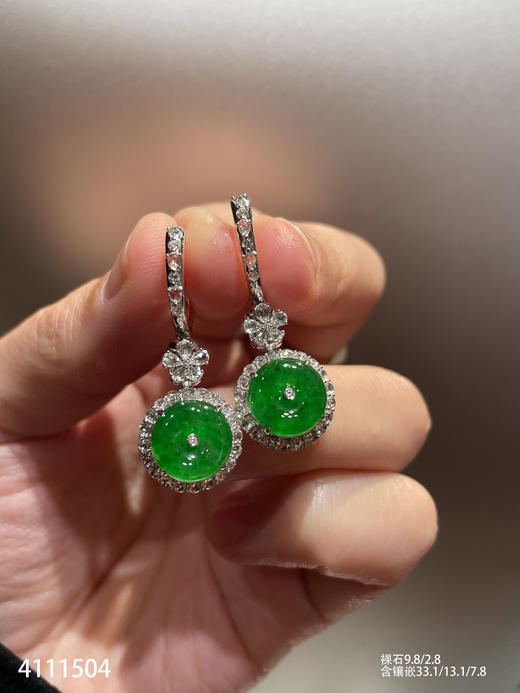 4111504，平安扣耳坠吊坠两用款。具体价格微信咨询 商品图1