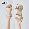 ZHR则则厚底运动凉鞋女2024年新款夏季百搭耐磨软底沙滩罗马鞋 商品缩略图4