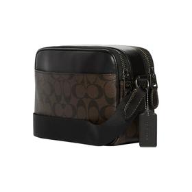 【专柜版】 GRAHAM 系列 男士斜挎包相机包盒子包 C9965 褐色