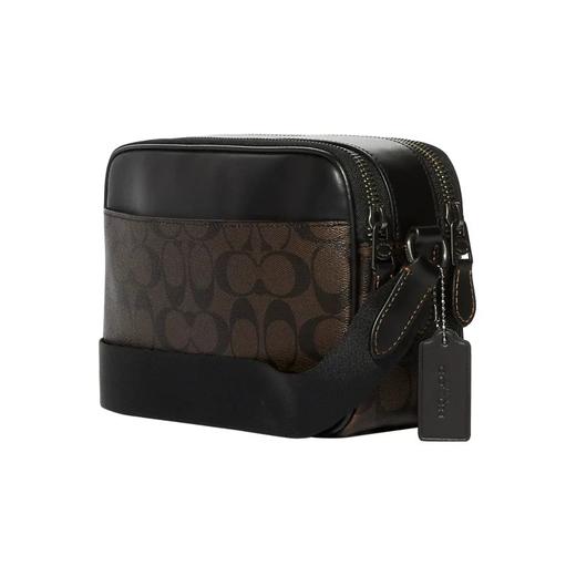 【专柜版】 GRAHAM 系列 男士斜挎包相机包盒子包 C9965 褐色 商品图0