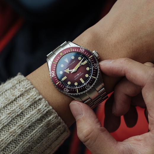 新|英国SPINNAKER三角帆复古自动机械潜水手表SPENCE夜光水鬼5097 商品图4