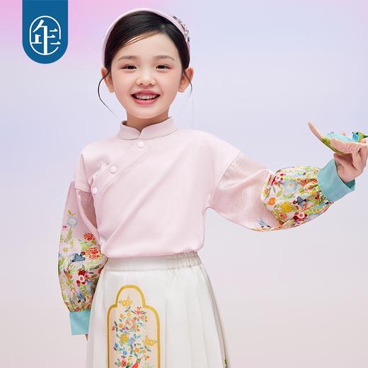【花漾年华衬衫】年衣女童新中式衬衫新款儿童国风长袖衬衣 商品图3