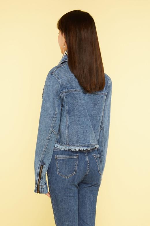 HAYES 水洗毛边短款牛仔外套 11331 商品图2