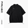 PINLI品立2024夏季新款纯色斜门襟短袖POLO衫潮牌休闲宽松男士T恤B242112080 商品缩略图5