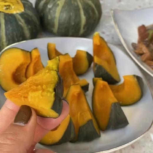 【甜小南板栗南瓜】8粒装～口感比板栗香甜，皮也能吃，香甜又粉糯，低卡更健康，简单用水蒸熟即可。 商品图4