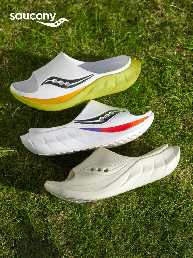 Saucony索康尼 Cradle 2男女款摇篮运动拖鞋春夏新品缓震一脚蹬舒适情侣拖鞋