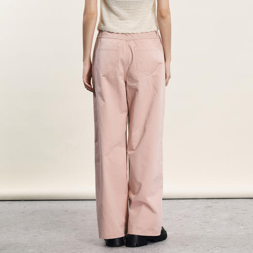 谜底直筒裤女2024年夏季新款复古风重工刺绣牛仔裤长裤242MK0501 商品图2