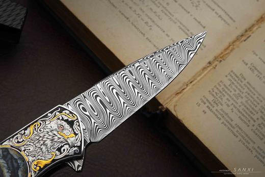三希堂 现代刀系列 雪域牛头  未开刃 商品图5