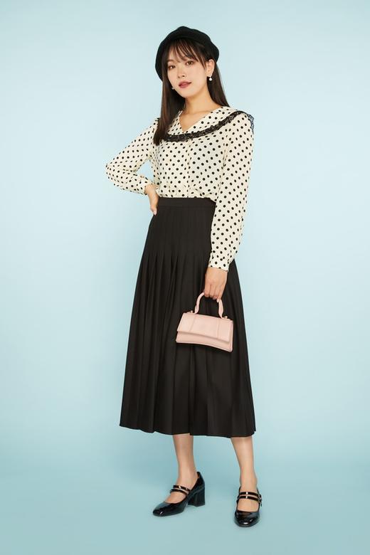 amadella 波点蕾丝花边上衣 11332 商品图1