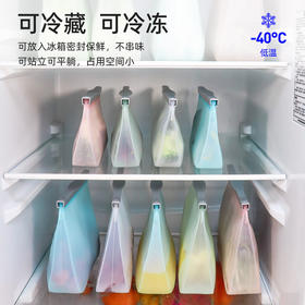 【MY TRAVEL】冰箱冷藏硅胶食品密封袋 XHH-1331