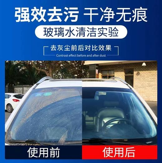 心选丨正品荣力玻璃水强力去污镀膜去油膜防冻冬季专用四季用养护玻璃水 商品图7