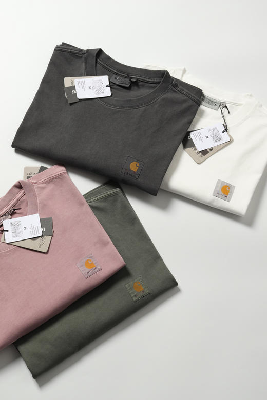 卡哈特 Vista蜡染水洗做旧染色 全棉圆领短袖T恤 男女同款 4色 Z-11599 商品图14