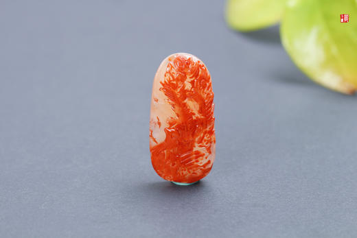 南红冰飘【凤凰】吊坠， 配精美挂绳 商品图4