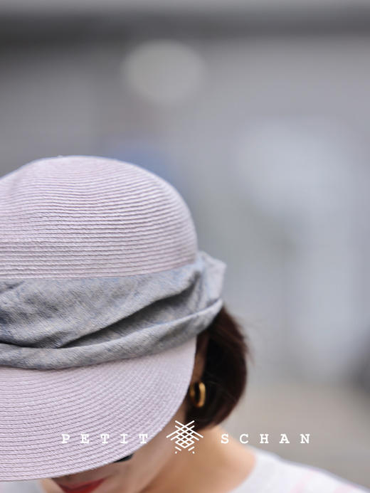 PETIT SCHAN小闪 #060 friendship between generations 忘年之交 台湾纯天然麻纤维辫子改良版报童帽鸭舌帽 商品图1