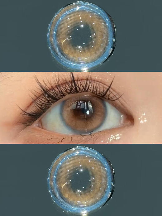 艾吉拉Loveiikira 花语/丁香/印象油画/蓝调布鲁斯  半年抛 直径14.2mm 商品图5