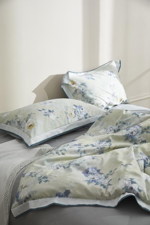 利路米新款美式长绒棉贡缎四件套 归愿绿 商品图2