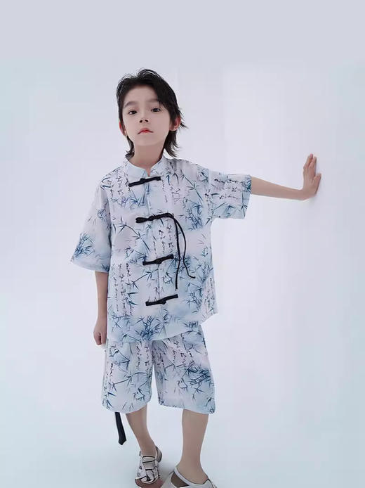 2024年夏季男童国风 新中式（全套上衣+裤） 商品图11