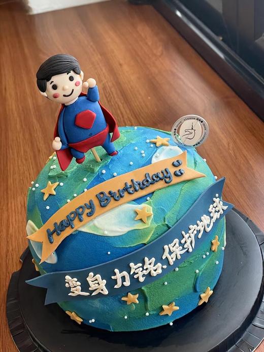 超人翻糖蛋糕 商品图1