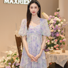 蝴蝶仙紫系列3.0MAXRIENY森系精灵连衣裙印花公主裙(货号:MS85DR060) 商品缩略图0