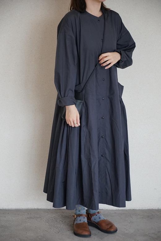 ECOLE DE CURIOSITES 女装大衣长袖无领长外套 商品图2