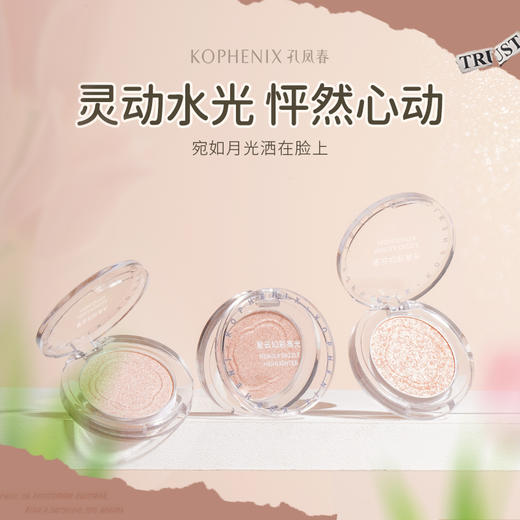 【春日集市】高光珠光爆闪细闪修容盘 商品图6