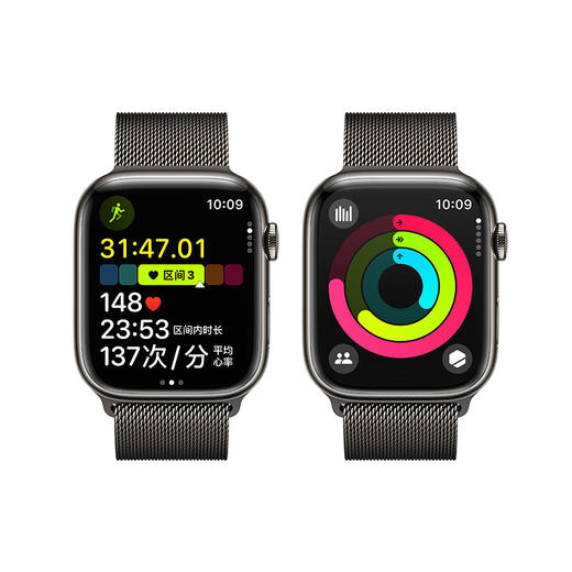 Apple Watch Series 9不锈钢 45mm GPS+蜂窝 商品图2