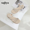 Safiya/索菲娅2024年仙女风水钻露趾百搭单鞋外穿套脚休闲凉鞋 SF42115041 商品缩略图0
