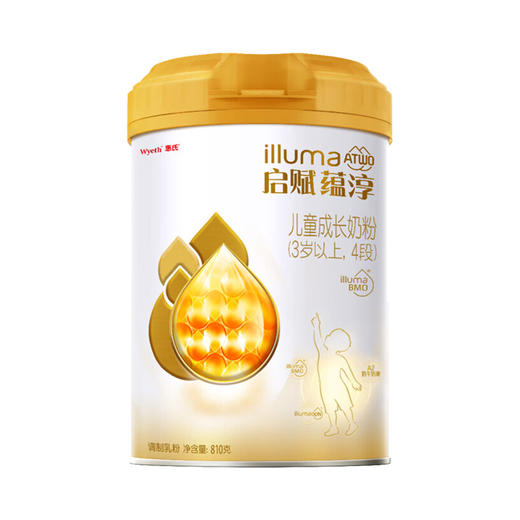 【新国标】惠氏启赋蕴淳奶粉4段810g（36月龄及以上） 商品图0