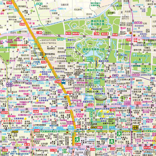 中国城市City地图2024版（25个城市+北京城区详图） 商品图3