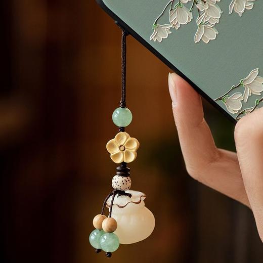 「买1送1！19.9到手两条」创意手工菩提钱袋手机链挂件情侣高档汽车钥匙扣招财福袋包挂饰品时尚饰品 商品图1