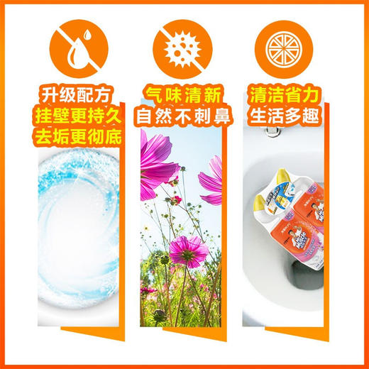 威猛先生深层净力洁厕啫哩 璀璨花舞600gX2 商品图4