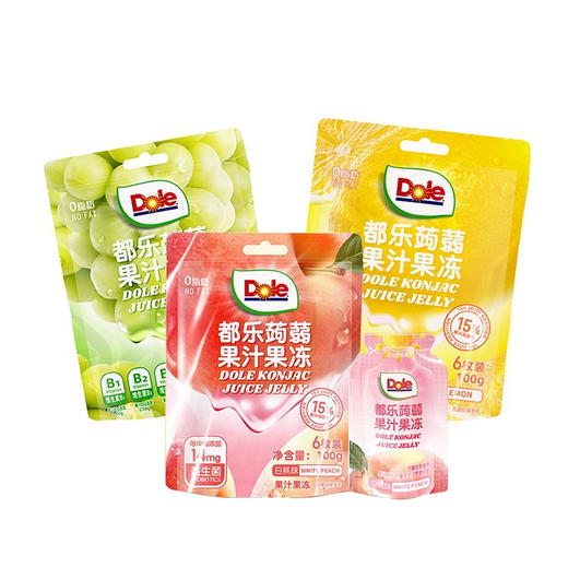 都乐蒟蒻果汁果冻柠檬味100g 商品图1