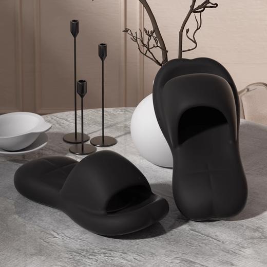 【护脚防外冲，无味不臭脚！】踩屎感气垫eva凉拖鞋女士2024新款，室内家居浴室洗澡防滑家用外穿，颜值担当上脚还非常好看-lm！ 商品图8