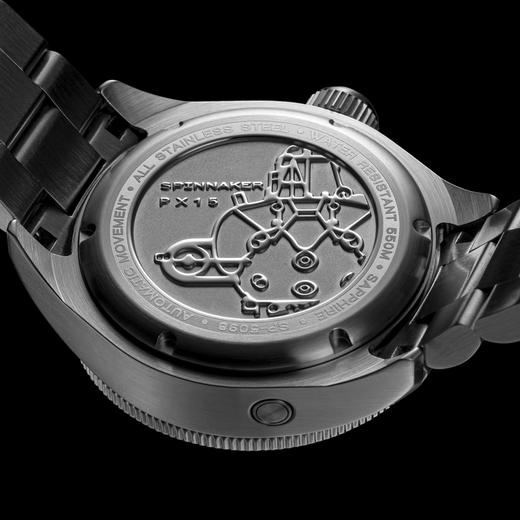 新|英国SPINNAKER三角帆超穹镜自动机械手表PICCARD夜光防水5098 商品图2