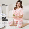 【短袖7分裤/连衣裙】熳洁儿春夏家居服女宽松舒适萌趣可爱印花圆领短袖套装睡衣可外穿24253211/24253207 商品缩略图2