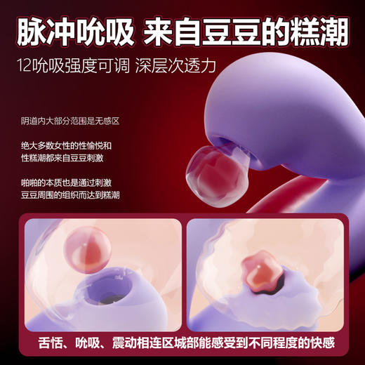 【情趣玩具】大头吮吸震动棒多频爆震女用情趣用品！ 商品图4