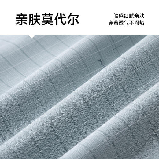 【莫代尔】【新款DDS】大依优型大码男装短袖衬衫加肥加大t恤大号胖子男士上衣夏季半袖休闲商务 商品图3
