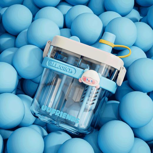 alljoint优仅分仓杯吸管杯tritan儿童水杯夏季杯子800ml【不支持补差，非质量问题不退不换】S 商品图6