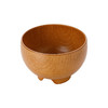 10.7cm易叠放木纹树脂汤碗 浅木色 商品缩略图2