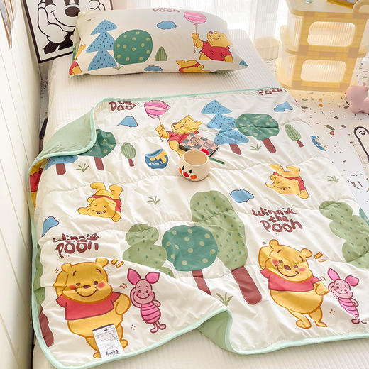 【整张羽丝棉填充，轻薄不压身~！】水洗棉儿童空调被A类卡通迪士妮夏被，洛卡棉夏凉被子幼儿园夏被，手感细腻柔软，呵护您的美好睡眠-QQ 商品图12