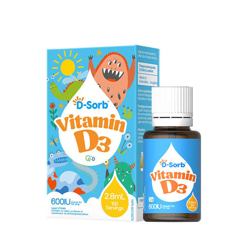 滴适宝维生素D3    600IU 商品图0