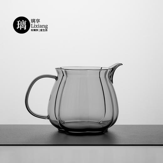 璃享 梅花玻璃公道杯高档茶具新款凤玉茶海单个加厚耐热高级分茶器茶漏 商品图0