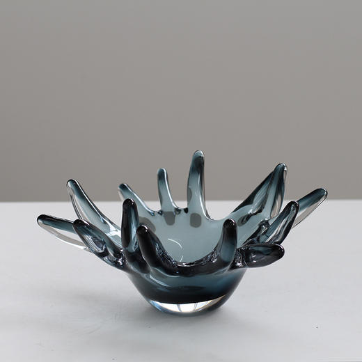 轻奢创意手工琉璃果盘花瓶玄关摆件现代简约客厅餐桌样板间装饰品 商品图6